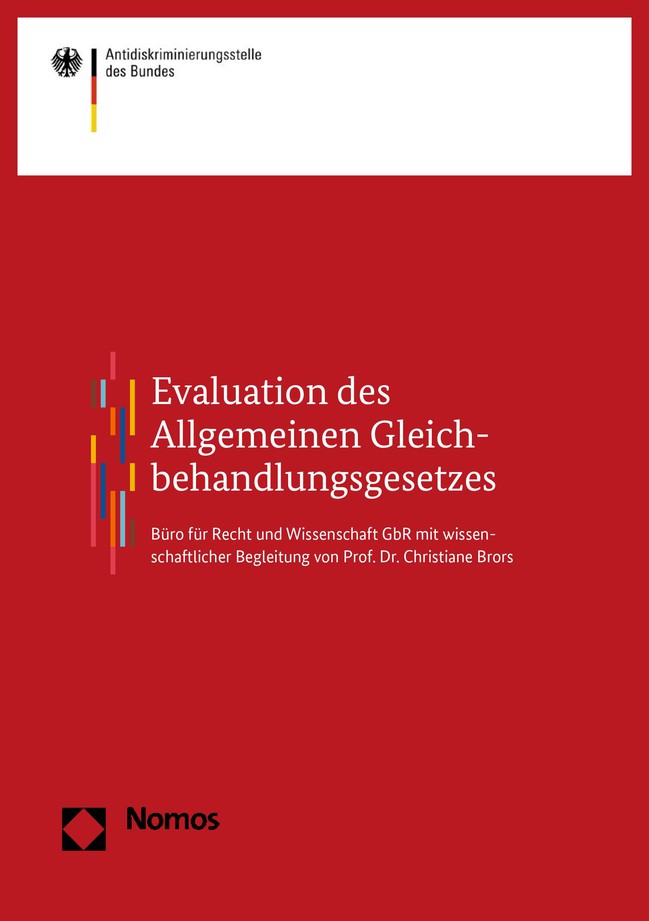 Cover der Evaluation des Allgemeinen Gleichbehandlungsgesetzes