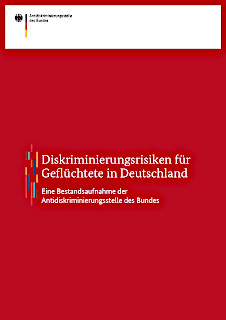 Cover-Grafik: Diskriminierungsrisiken für Geflüchtete in Deutschland